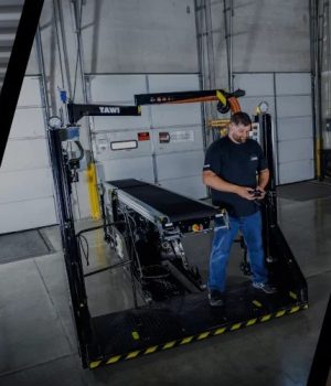 descarga de contenedores